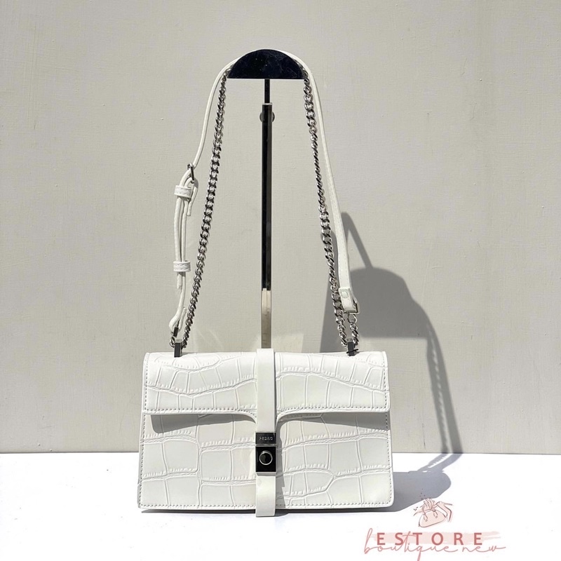 P Leather Croc Effect Shoulderbag 03