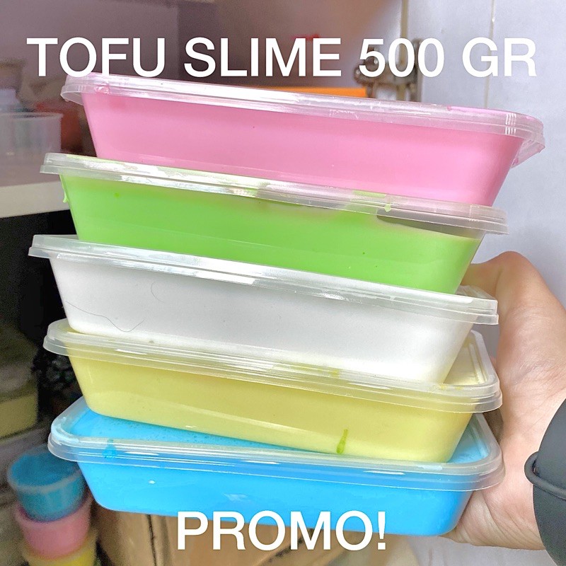 [COD] SLIME MURAH  / TOFU SLIME 500gr /SLIME MURAH/ TOFU SLIME /TOFU SLIME MURAH/SLIME TERMURAH