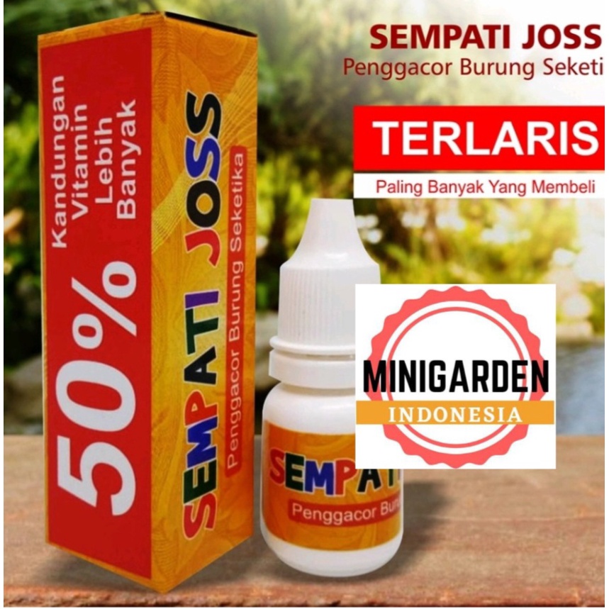 VITAMIN BURUNG SEMPATI JOSS supplement burung gacor murai lovebird