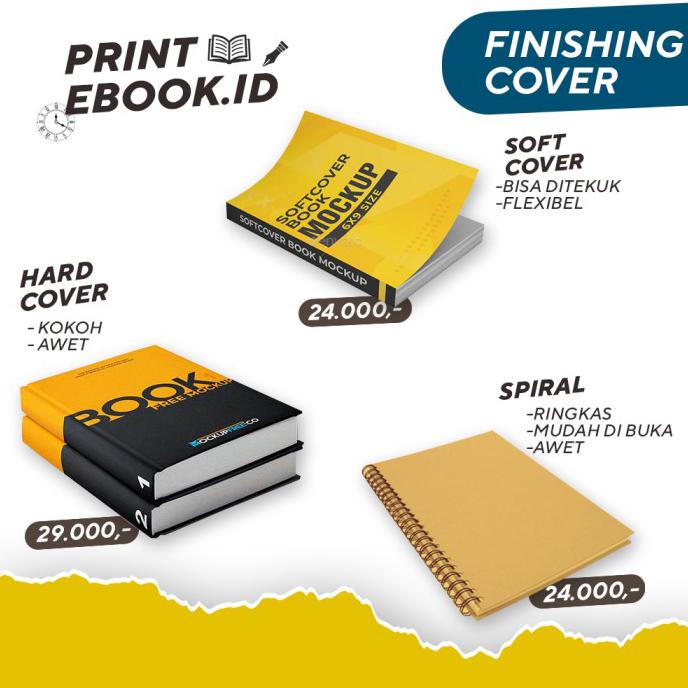 

Ready Stock] Finishing Cover Buku / Jilid Buku / Hardcover / Soft Cover / Spiral - Hard Cover