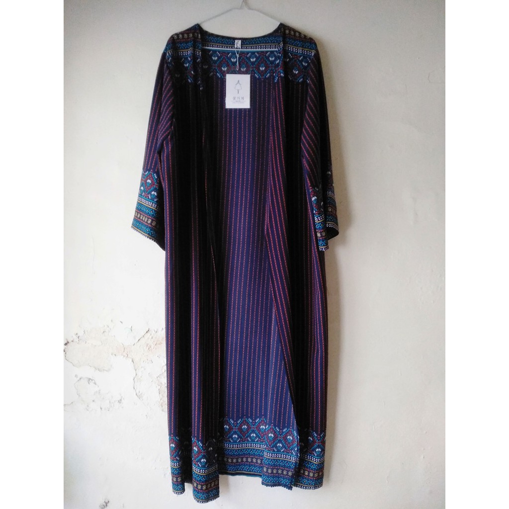 NEW Outer Kardigan Panjang Etnik Pantai