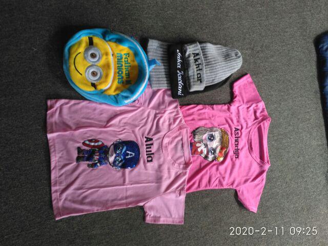 Tas Karakter Anak Bordir