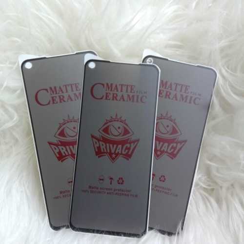 REALME C20 C21 C21Y C25 C25S Tempered Glass Ceramic Spy Matte Privacy Anti Gores Spy Mate