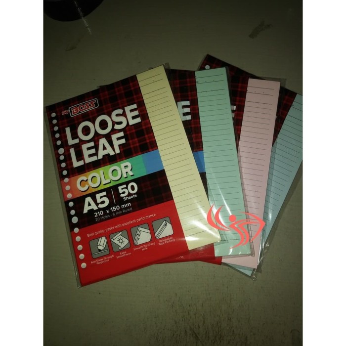 

Unik ISI BINDER/ ISI LOOSE LEAF A5 WARNA Terlaris