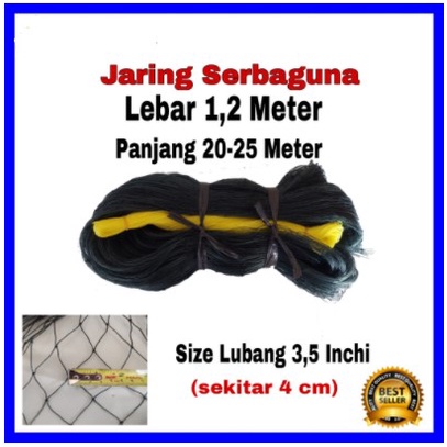 Jaring Ayam 1,2 Meter x panjang 25m - Jaring Pagar Ayam - Jaring Kandang Ayam - Jaring Pagar Tanaman