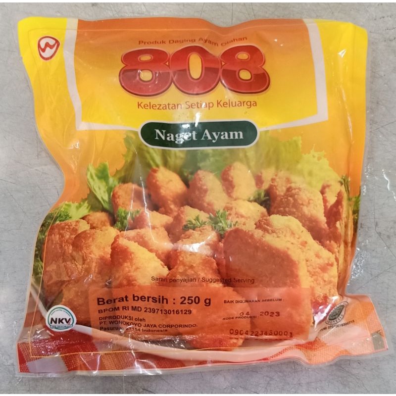 

808 chicken nuget 250gr