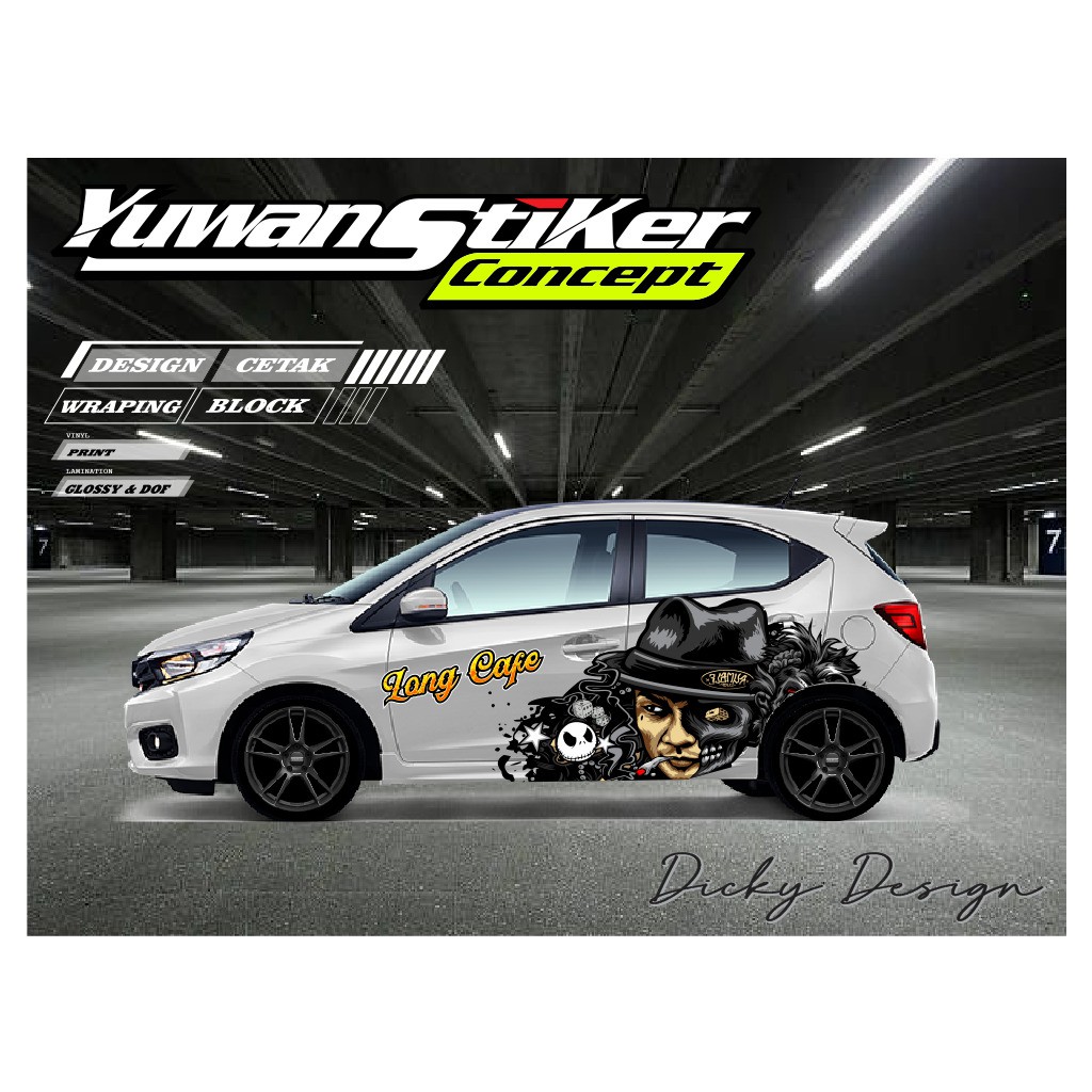 stiker decal brio custom