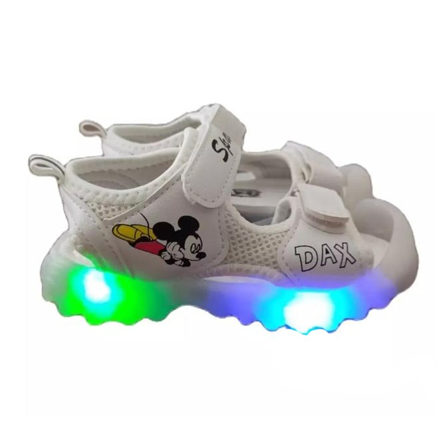 Sandal Sepatu MikiDax Led Sandal Anak Import Size 21-25 Usia 1-3 Tahun