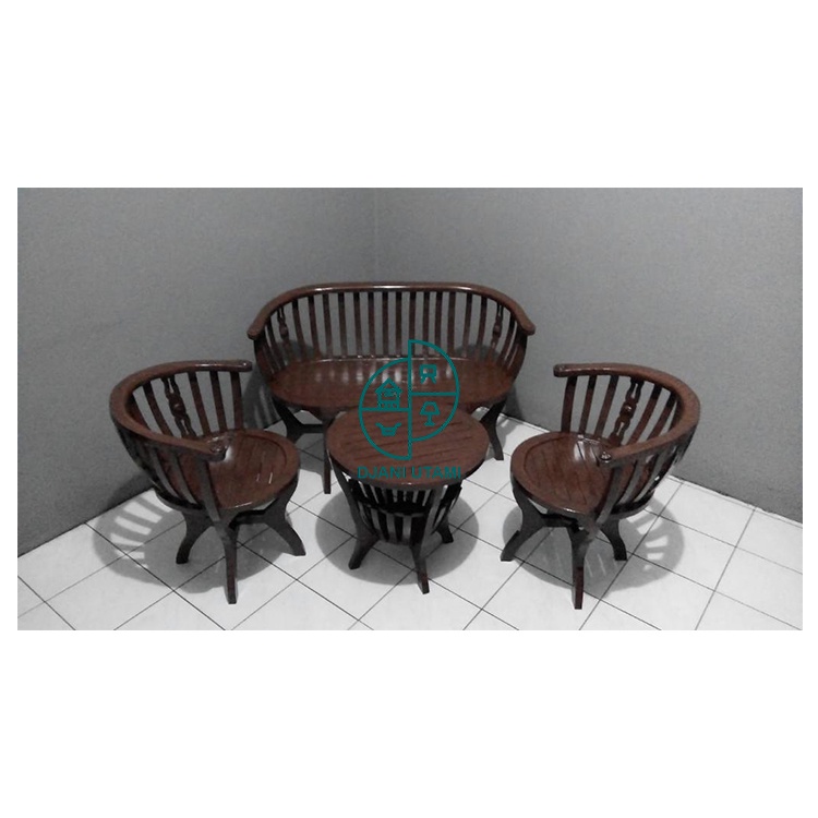 Kursi Teras Bangku Panjang Jati Minimalis