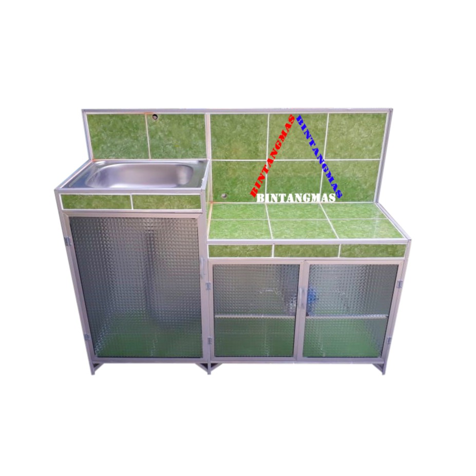 RAK WASTAFEL DAN MEJA KOMPOR FULL KERAMIK