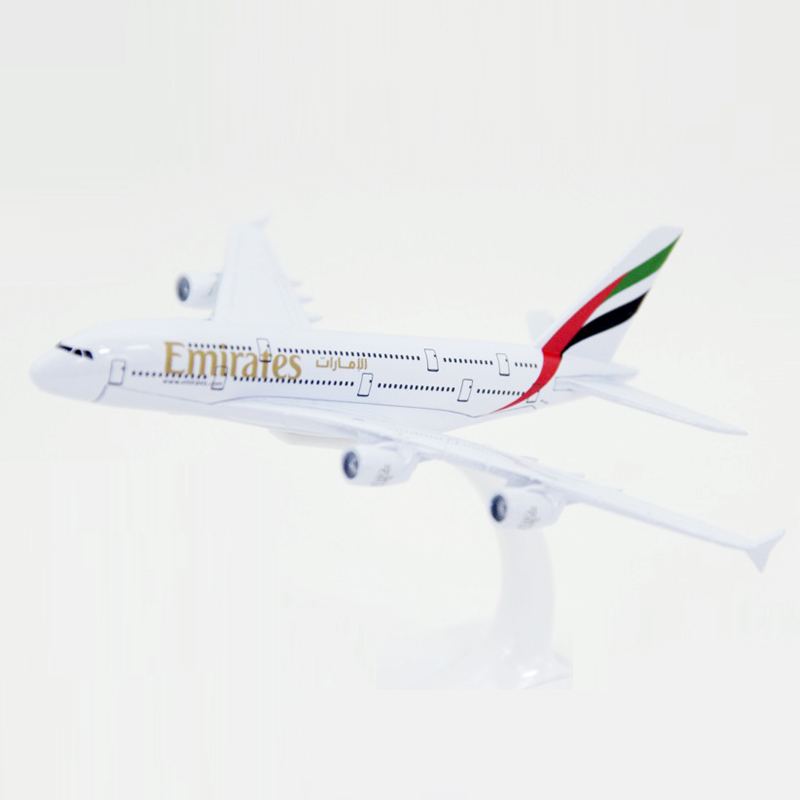 Pesawat Terbang Airbus 380 Model Malaysia British Prancis Thailand Philippine A380 DieCast Metal Alloy 16CM