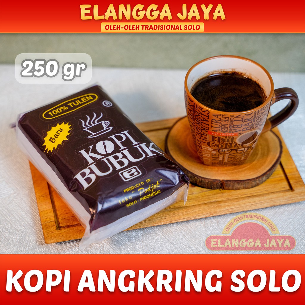 

Kopi Bubuk Tjap Angkring 250 gr Asli Solo