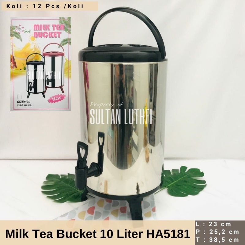 Milk Tea Bucket 12 Liter HA5182*