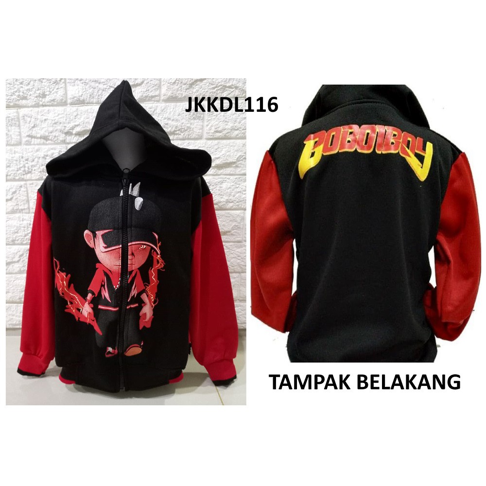 Jaket Anak Cowok Motif Boboiboy - Jaket Anak Laki Boboiboy - Jaket Anak Boboiboy