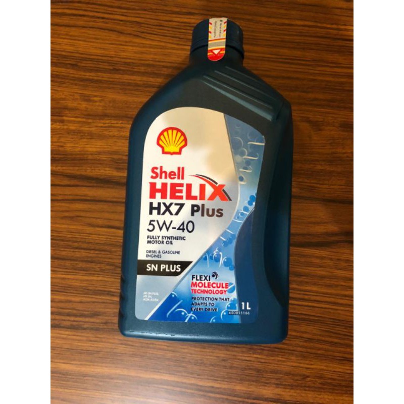 OLI MOTOR SHELL HELIX HX7 PLUS 5W-40 SHYNTHETIC 1000 ML