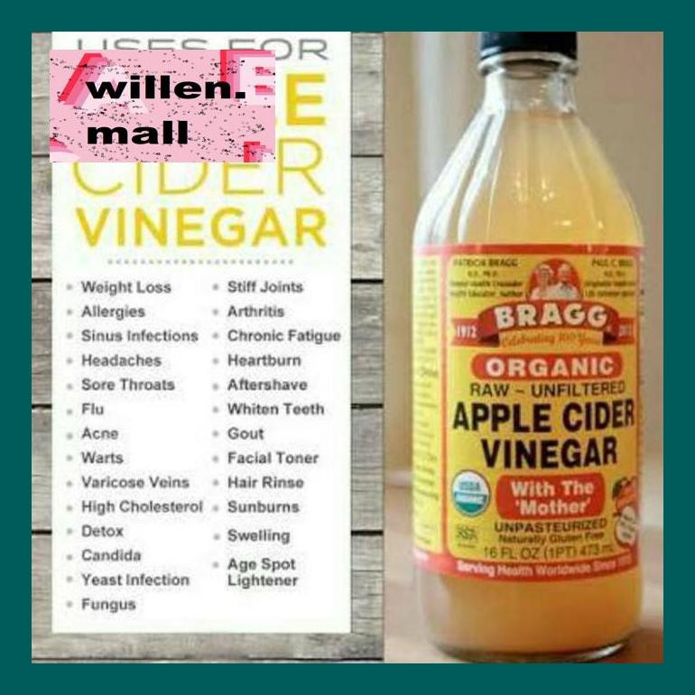 

S0Vitxd Bragg Apple Cider Vinegar 946Ml / Cuka Apel 946 Ml S50Vt0H