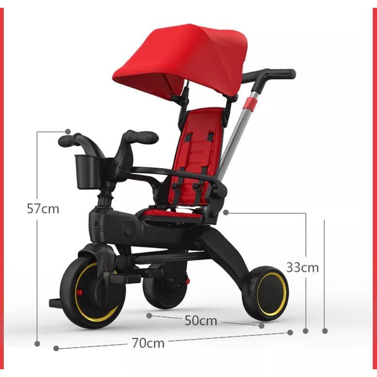 Stroller Anak Lipat / Sepeda Anak Roda Tiga Bisa Dilipat / Stroller Sepeda Roda Tiga / Sepeda Anak