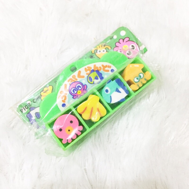 

Penghapus Animal Character Cute Unik Box Set Eraser ATK