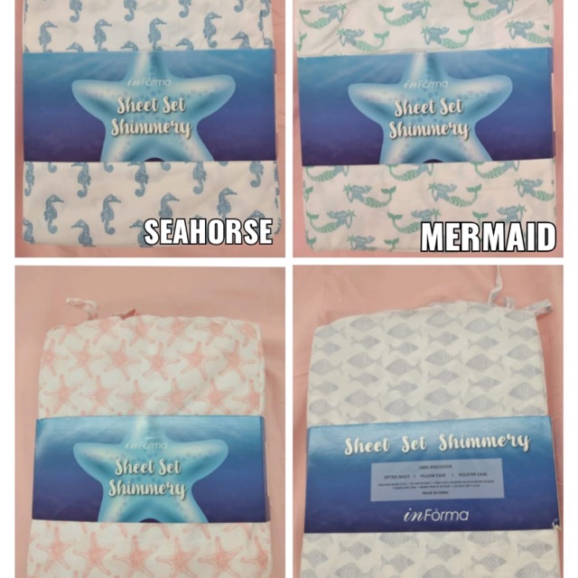 sheet set shimmery SPREI INFORMA HITS