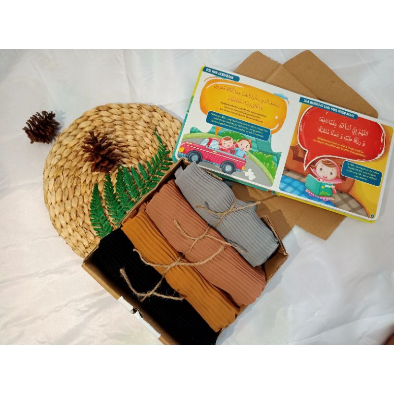 kerudung plisket anak