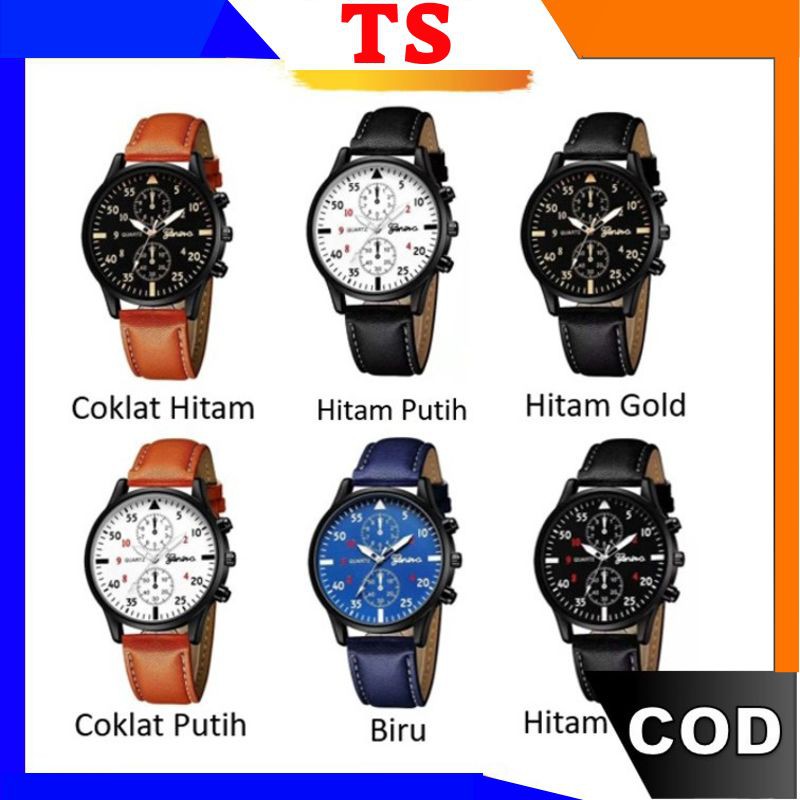 TS - J438 JAM TANGAN COWOK / JAM PRIA / MAN WATCH / JAM ANALOG / JAM QUARTZ / JAM IMPORT
