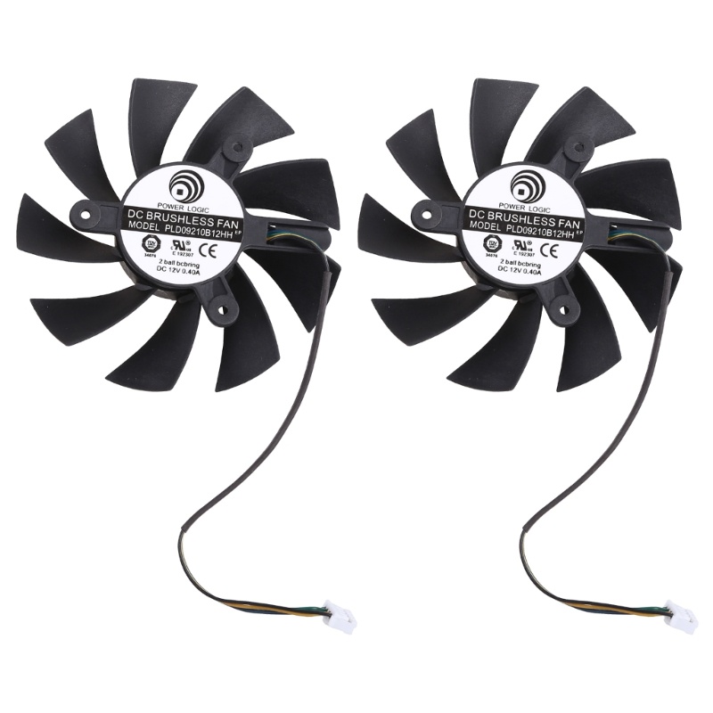 Bt Cooler Fan Untuk GTX1060 3G/6G ITX VGA Fan Kartu Grafis Pendingin 4Pin 12V 0.4A