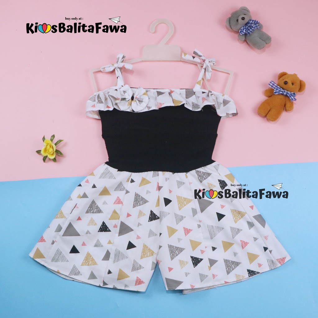 Jumpsuit Sweety uk 1-2 Tahun / Baju Anak Perempuan Overall Import  Kensi Balita Cewek Adem Jumsuit babycinnamon