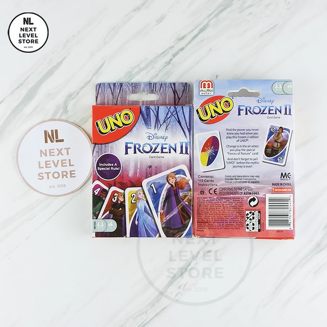 UNO Frozen 2 II Card Game Board Games - READY - NEW