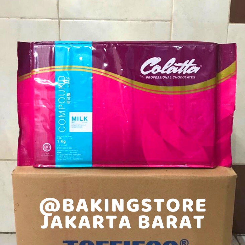 

Colatta Milk Chocolate Compound | Coklat Batang Susu 1kg