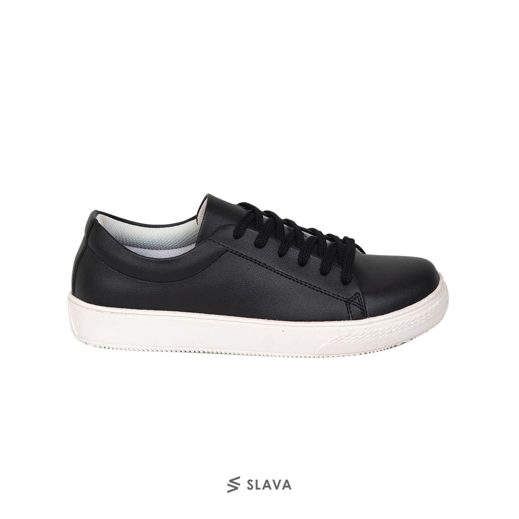 SLAVA - Blossom Black Sepatu Sneakers Wanita - Original Footwear-2