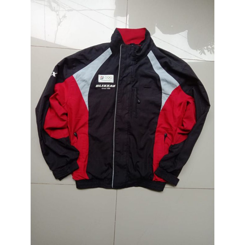 Jaket Bridgestone Bomber Blizzak Vrx merah
