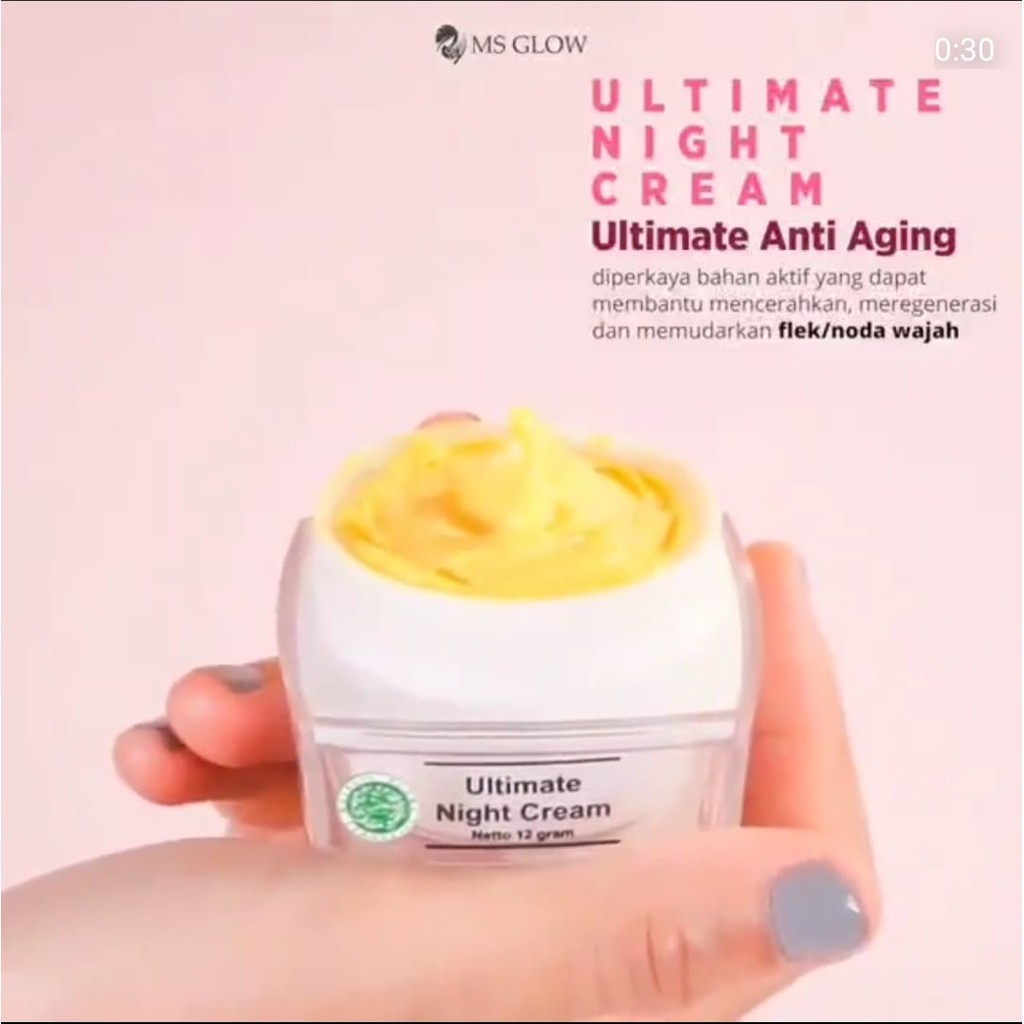 Ms Glow Makassar Ultimate night cream