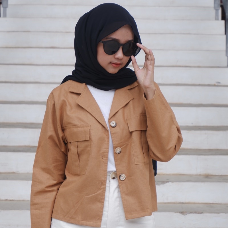LALU OUTER BY WEAR LABEL (LINEN)-Milo