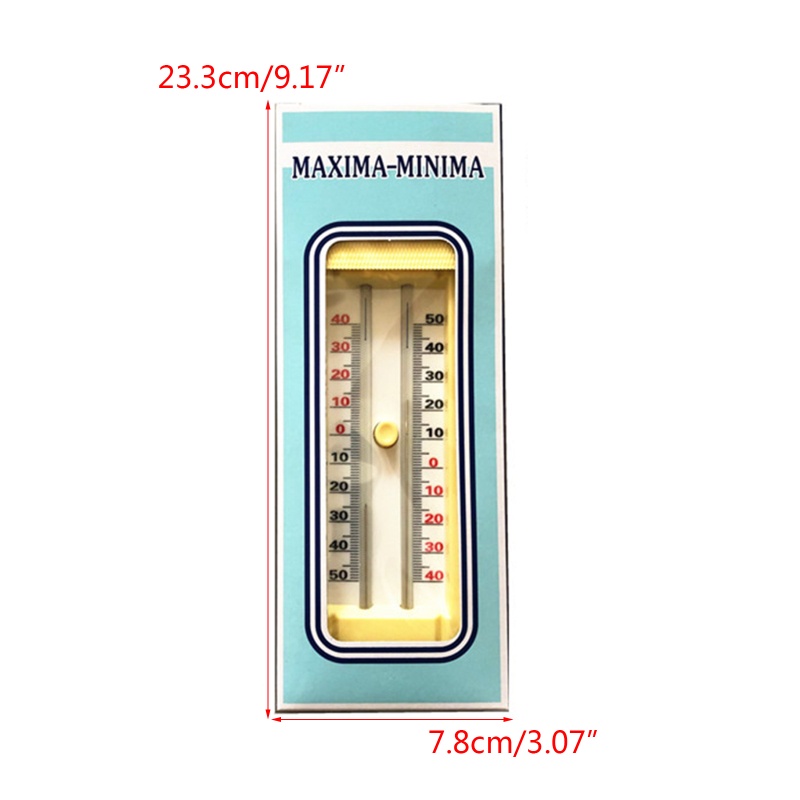 Termometer Dinding Bentuk U Gaya Klasik Untuk Taman / Kantor