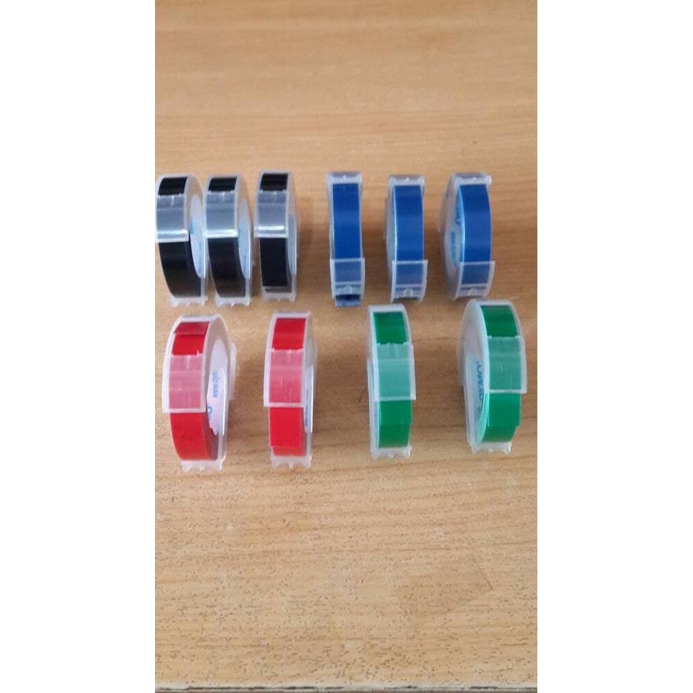 

BEST SELLER Dymo Emboss Label Tape Blue - Biru ZD477