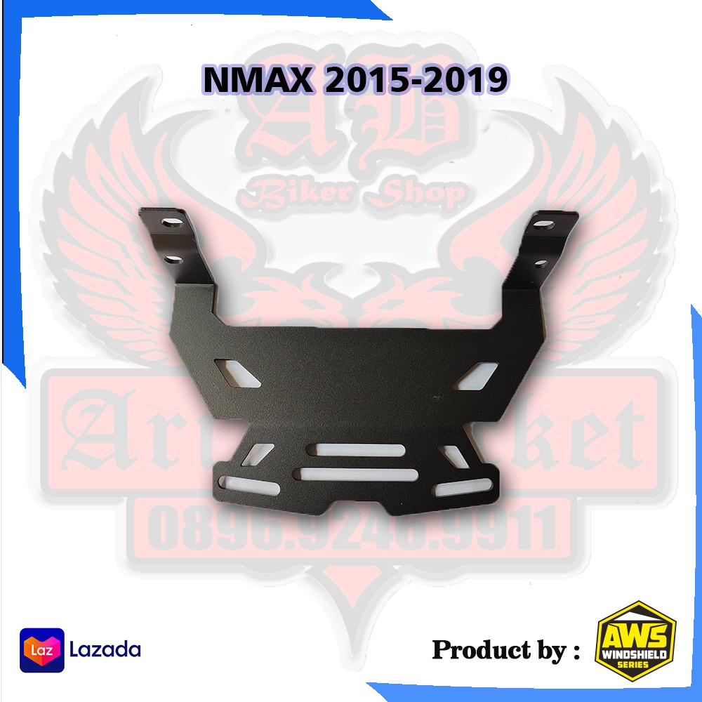 Bracket Dudukan Plat Nomor depan Yamaha Nmax 2015-2019