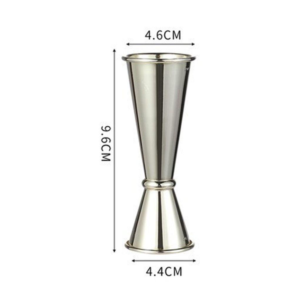 Populer 1oz 1.5oz Double Cocktail Jigger Double Spirit Bartender Dual Design Measure Cup Stainless Steel