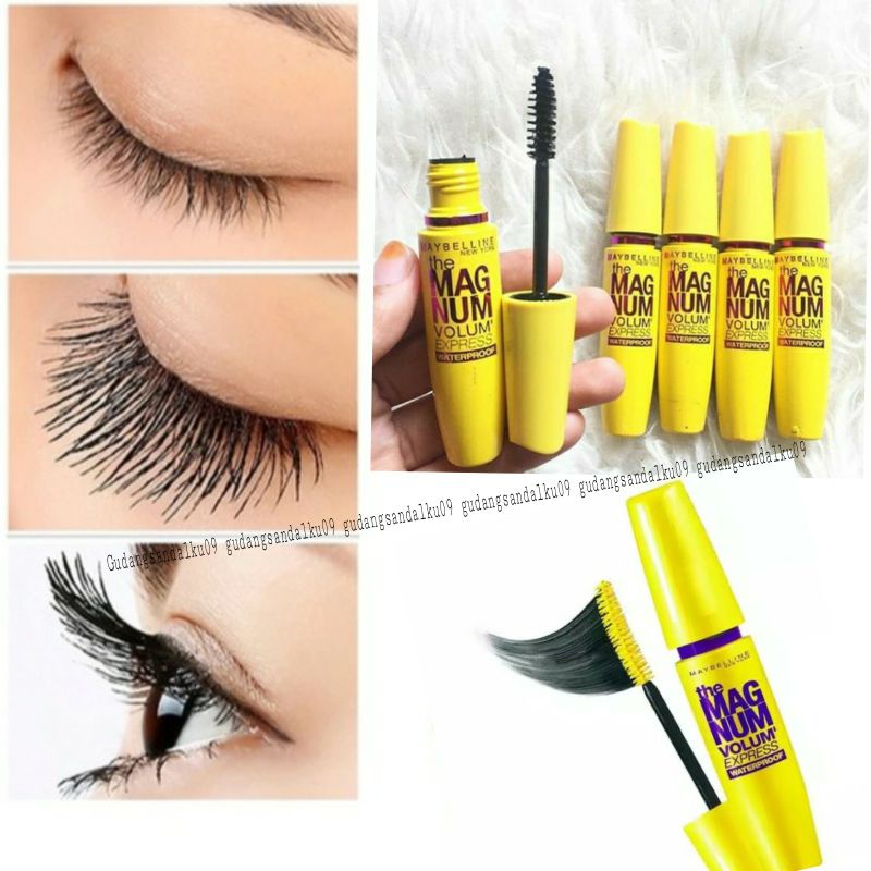 Mascara Waterproof Mascara MAYBELLINE MAGNUM Volume EXpress Maskara