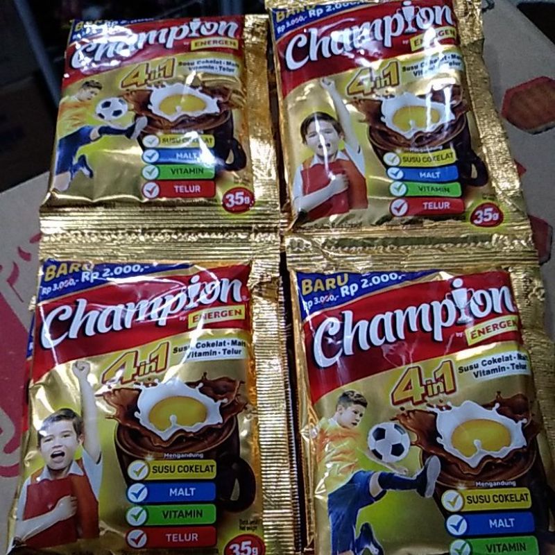 Promo Murah Energen Champion 1 Renceng isi 10 sachet x 35gr