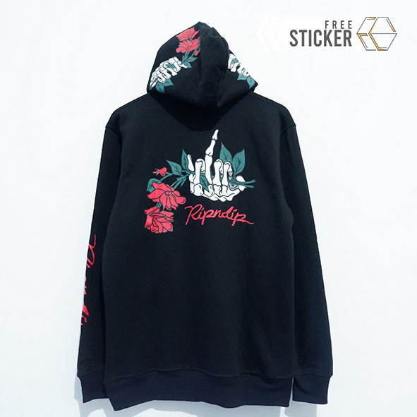 ripndip dead rose hoodie