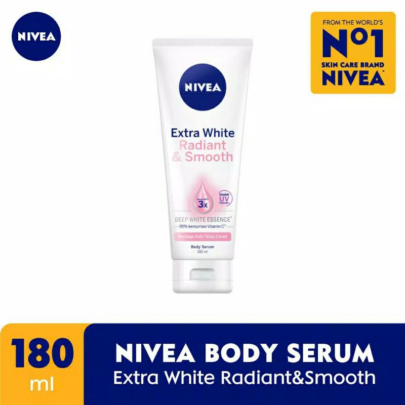 nivea body serum radiant & smooth
