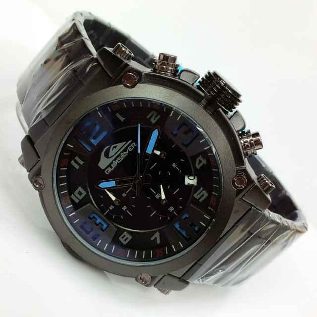 Jam Tangan Quicksilver QS303 Chrono Black List Blue