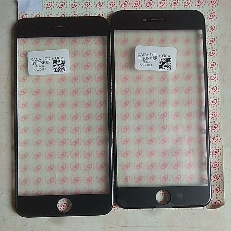 Kaca LCD iphone 6 Plus + OCA + frame