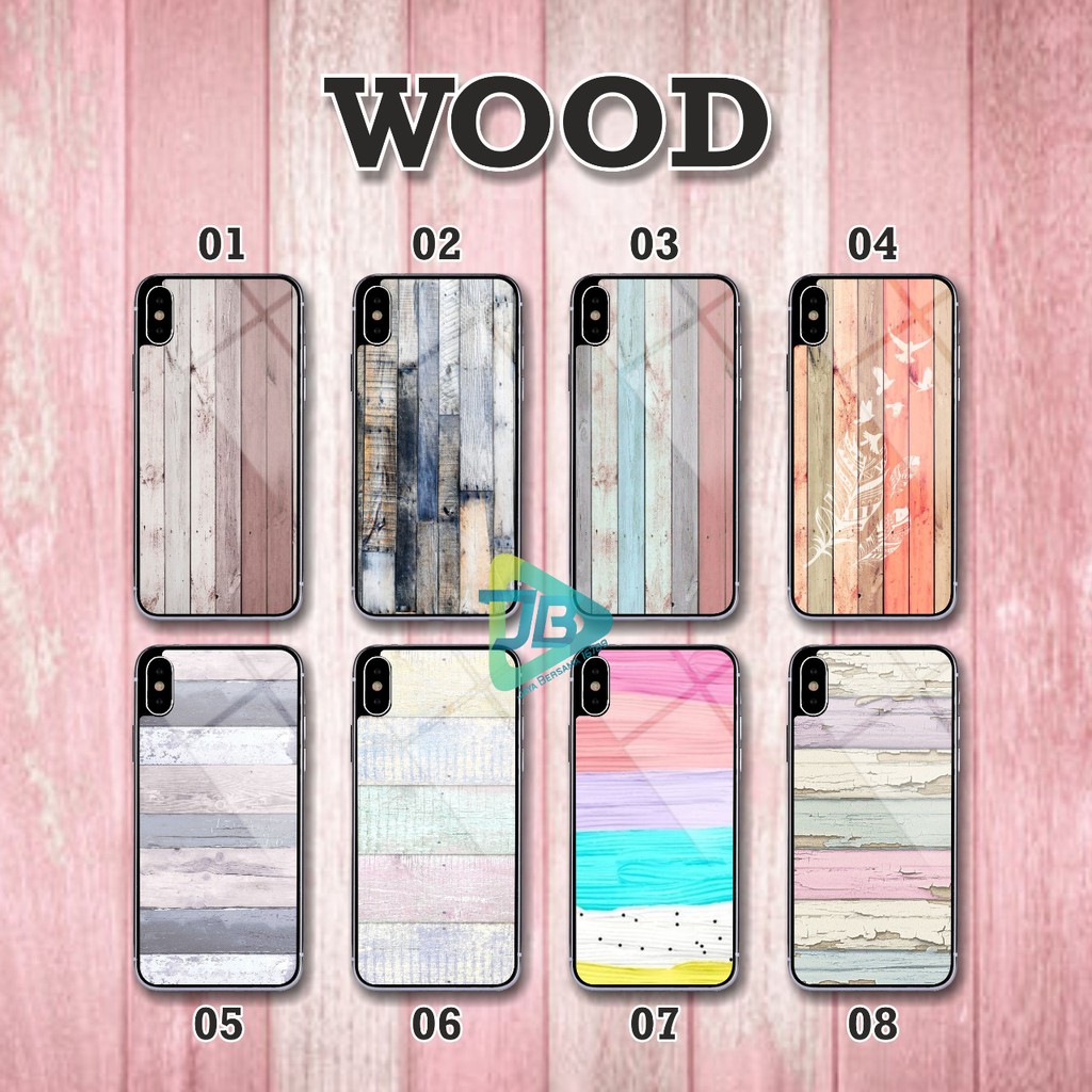 Hardcase 2D glossy WOOD samsung M11 M21 M30S M31 S6 S6 EDGE S7 S7 EDGE S8 PLUS S9 S9 PLUS JB2138