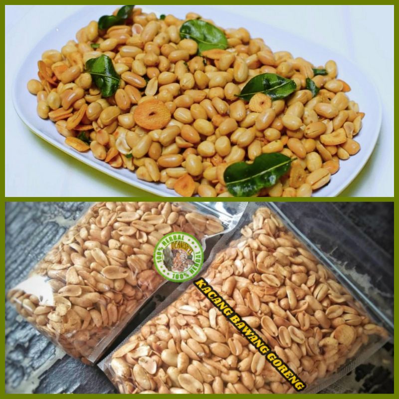 

Kacang Goreng Bangkok/Thailand/JUMBO asin standart Bawang/daun jeruk- 1 kg