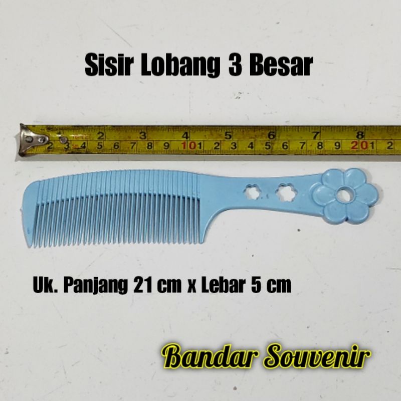 [100 pcs] ORI Sisir Besar Tebal (P 21cm) Dikemas Plastik Souvenir Pernikahan