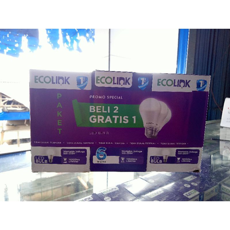lampu LED ecolink 6Watt