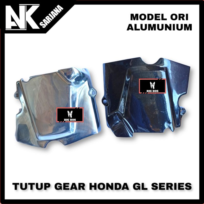 COVER GEAR DEPAN HONDA GL PRO CDI GL MAX SERIES BLACK ENGINE TUTUP GIR DEPAN GL SERIES