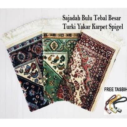 Sajadah Bulu Tebal Besar Turki Yakar SPIGEL Karpet
