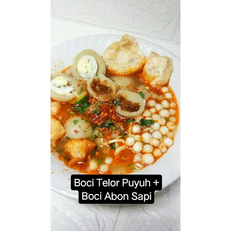 

Boci telor puyuh+boci abon